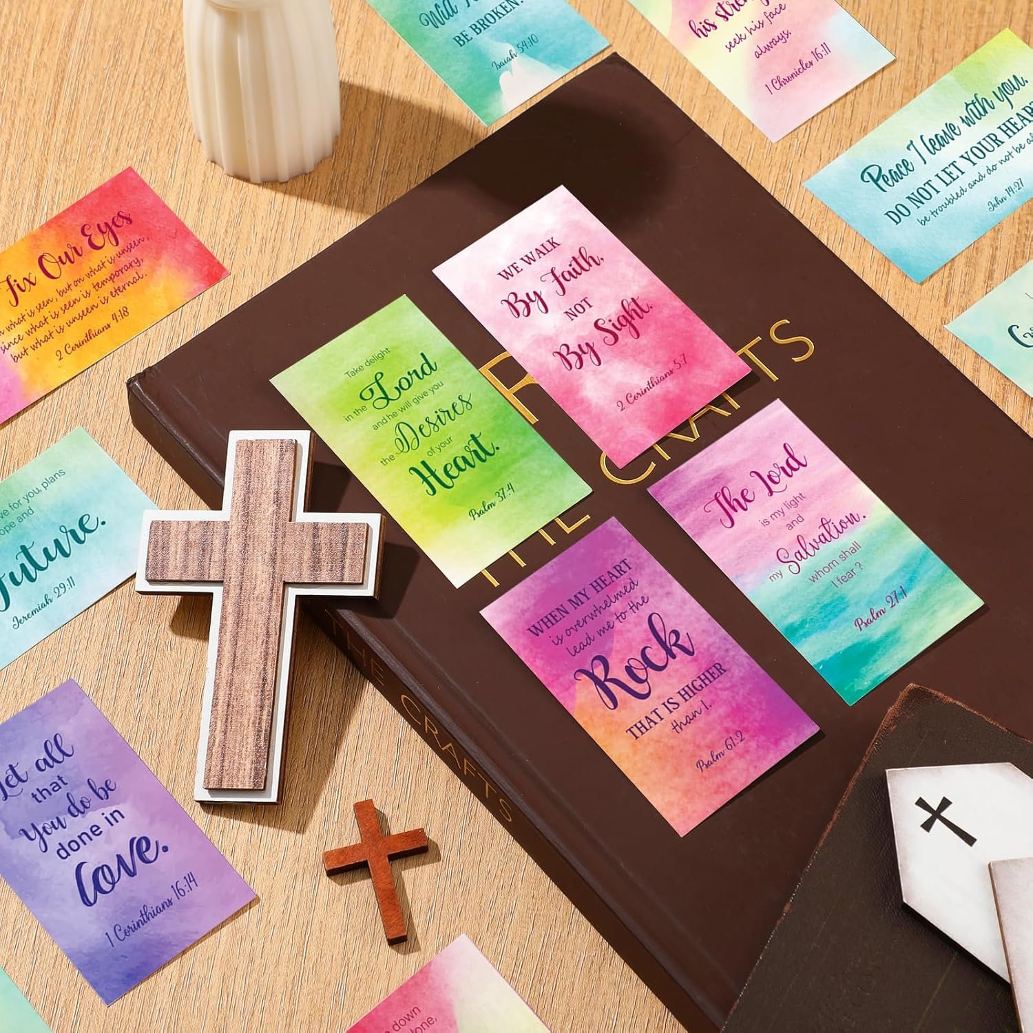 Inspirational Scripture Cards Religious Cards Christian Motivational for Women Men Christmas Gifts
