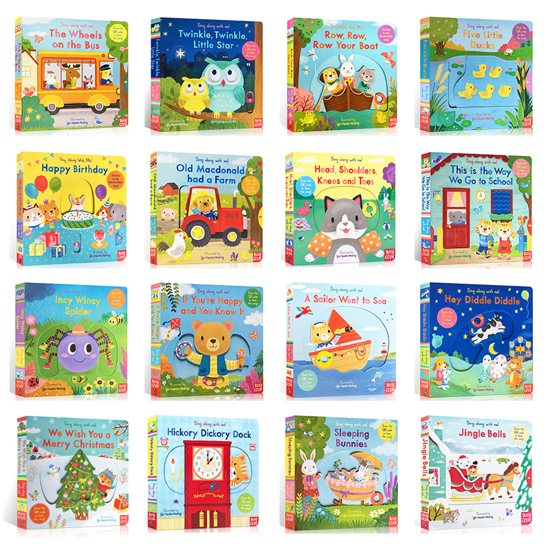 Customized Kraft Paper 3D Children Kids books Child Hardcover for Children Kids Sticker Book Printing