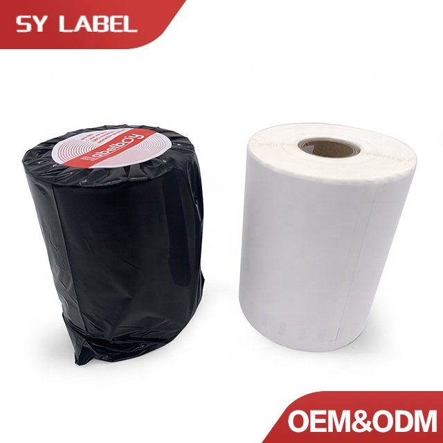 Hot Sale 4x6 S0904980 WaterProof Adhesive Thermal Express Permanent Direct Thermo Label Sticker Apply to Dymo Label Printers