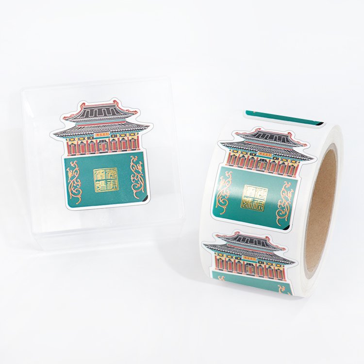 Customized Printing Waterproof Die Cut Stickers Weatherproof Glossy Vinyl Stickers Label Sticker Logo