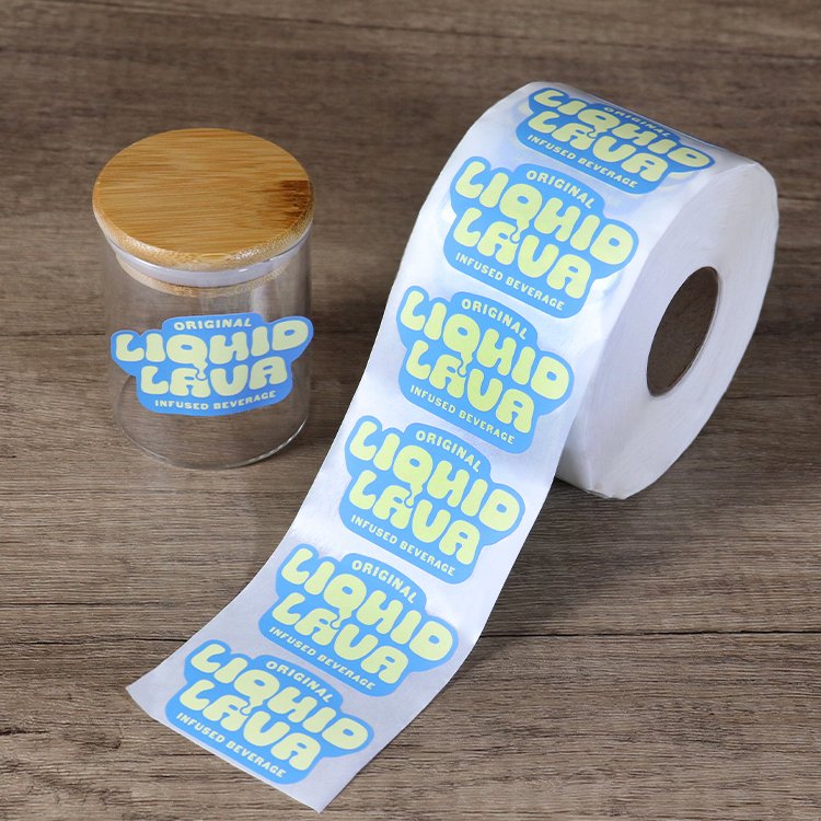 Customized Printing Waterproof Die Cut Stickers Weatherproof Glossy Vinyl Stickers Label Sticker Logo