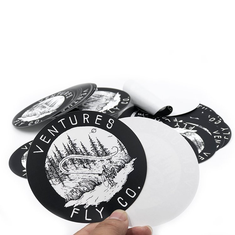 Personalized Self Adhesive Waterproof Label Vinyl Sticker Die Cut Stickers Customized Logo Sticker
