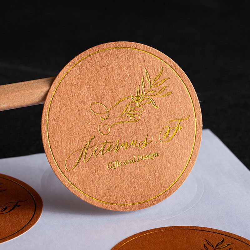custom logo label Waterproof vinyl sticker high-grade packaging labels for cosmetic bottle