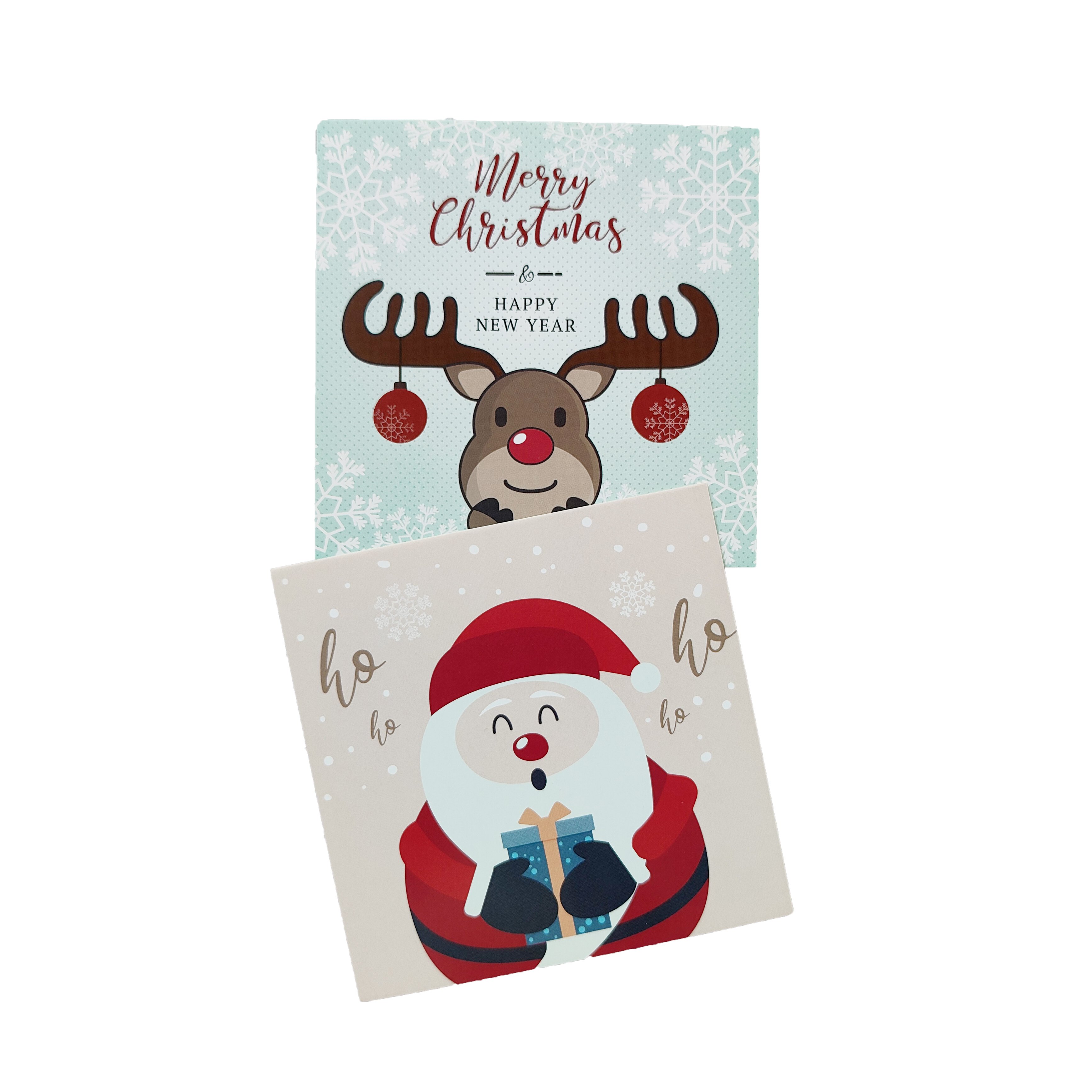 Custom printed logo paper card Small business Greeting card Christmas cards