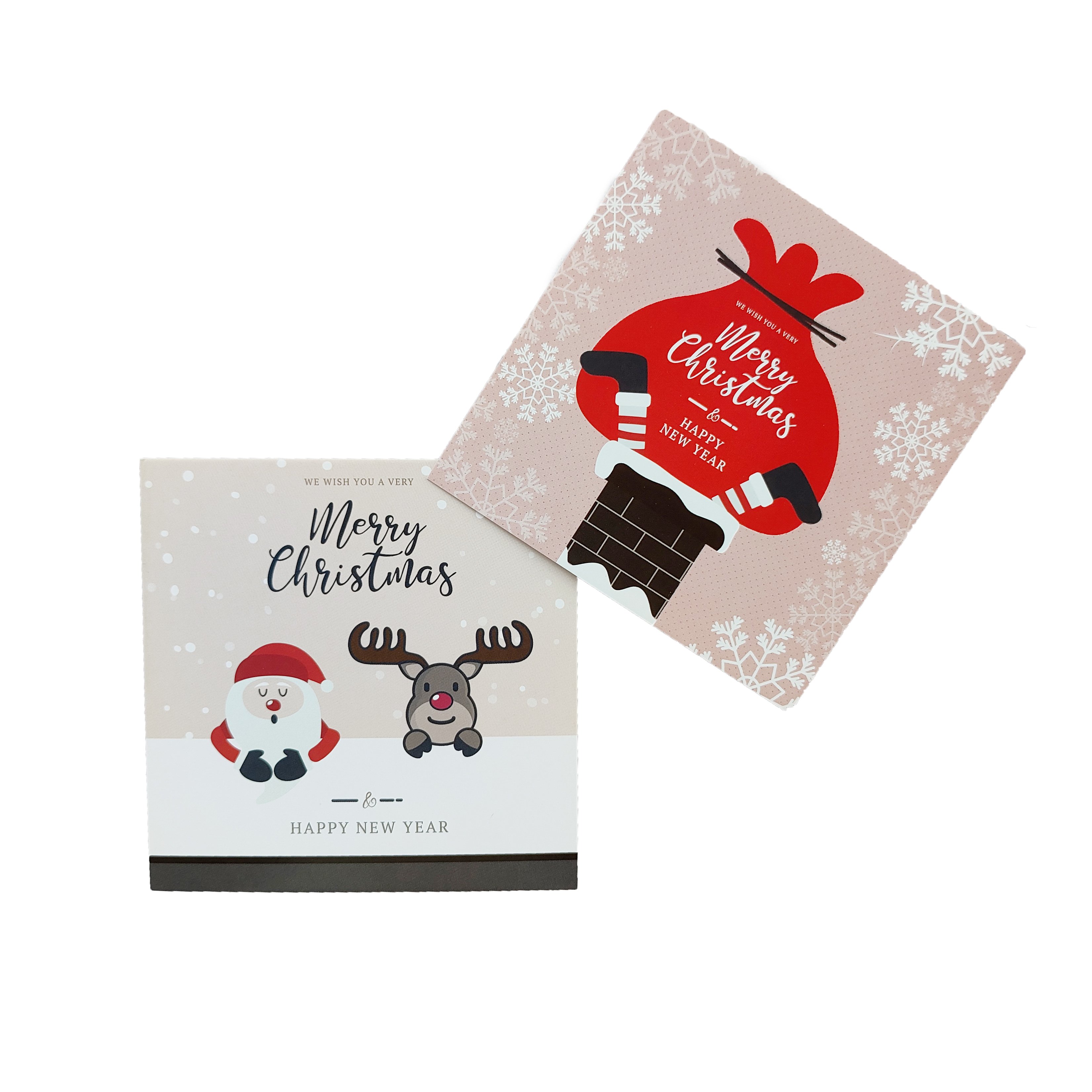 Custom printed logo paper card Small business Greeting card Christmas cards