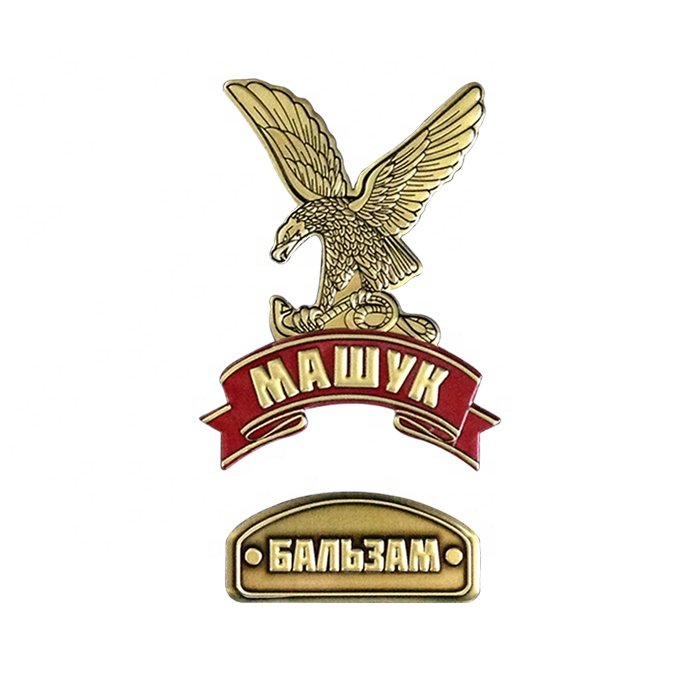 Custom-Size Metal Aluminum Zamac Eagle Shape Sticky Box for Vodka Gin Rum Whisky Tequila Decoration with Logo Badge