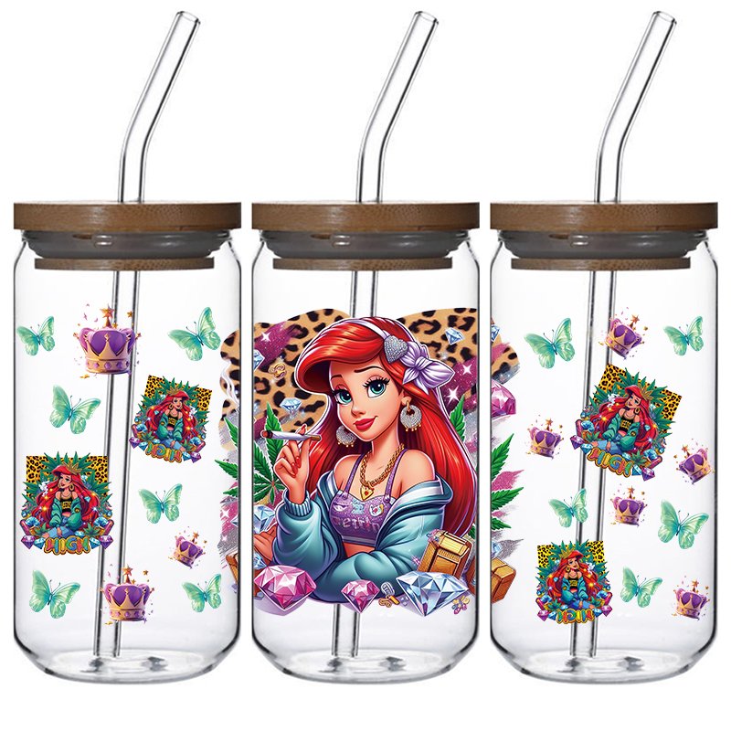 Wholesale Low Price UV DTF Cup Wraps 16oz Anime Designs Custom Transfers Sticker uv dtf libby wrap sticker for cups sticker