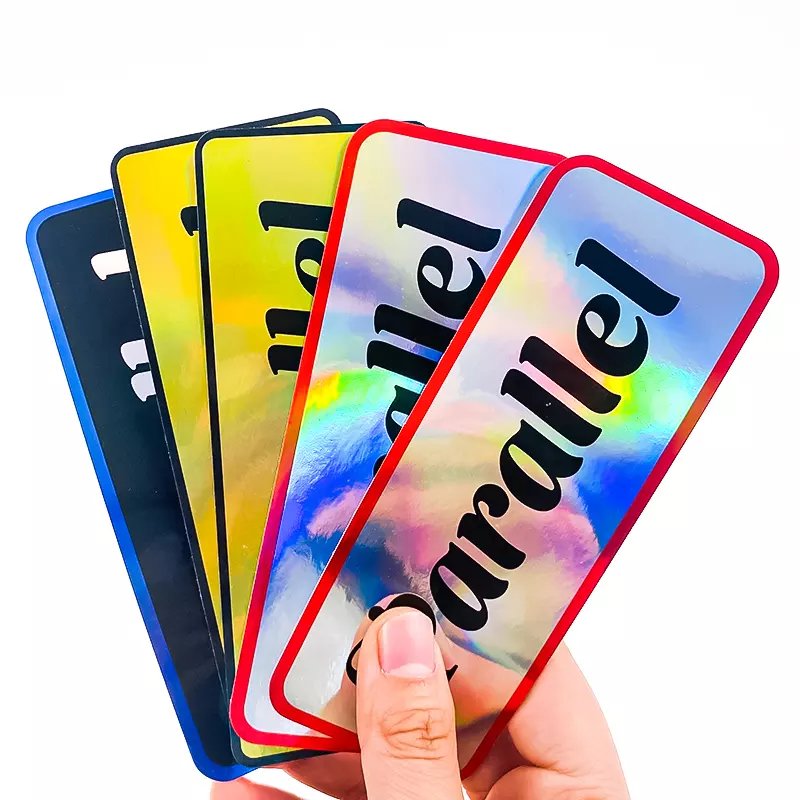 3d hologram waterproof stickers label custom design logo