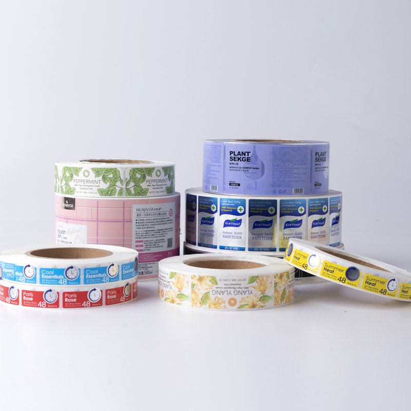 Pet Self-Adhesive Label Custom Clear Waterproof Vinyl Pvc Stickers For Promotion