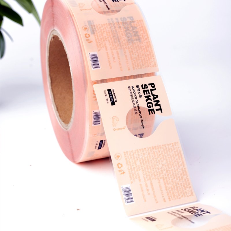 Pet Self-Adhesive Label Custom Clear Waterproof Vinyl Pvc Stickers For Promotion