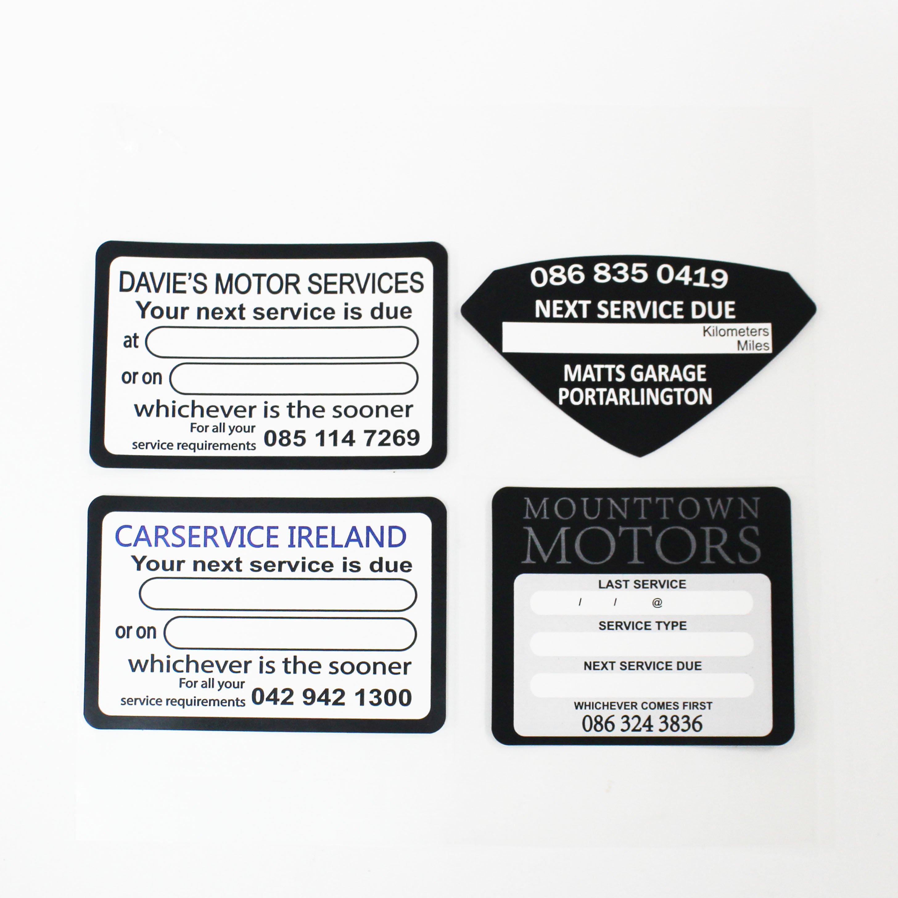 China Factory High-quality Double-side Printing Label Outdoor use Car Window Long lasting Glass Single Sided Stickers