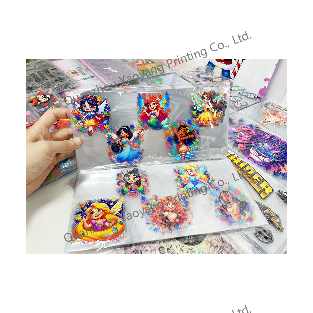 Factory Professional silicone adhesive label Decals Waterproof Uv Dtf Transfer Stickers for offset printing manufacturing cups