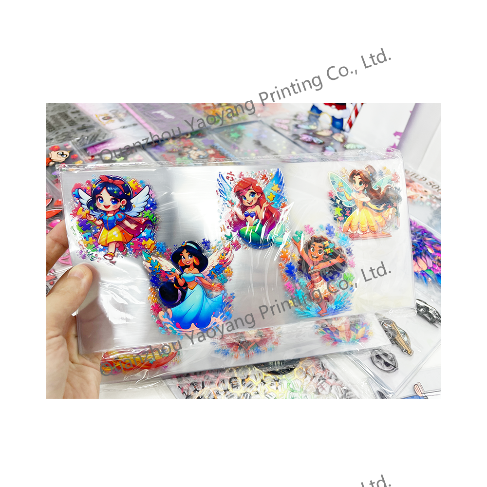 Factory Professional silicone adhesive label Decals Waterproof Uv Dtf Transfer Stickers for offset printing manufacturing cups