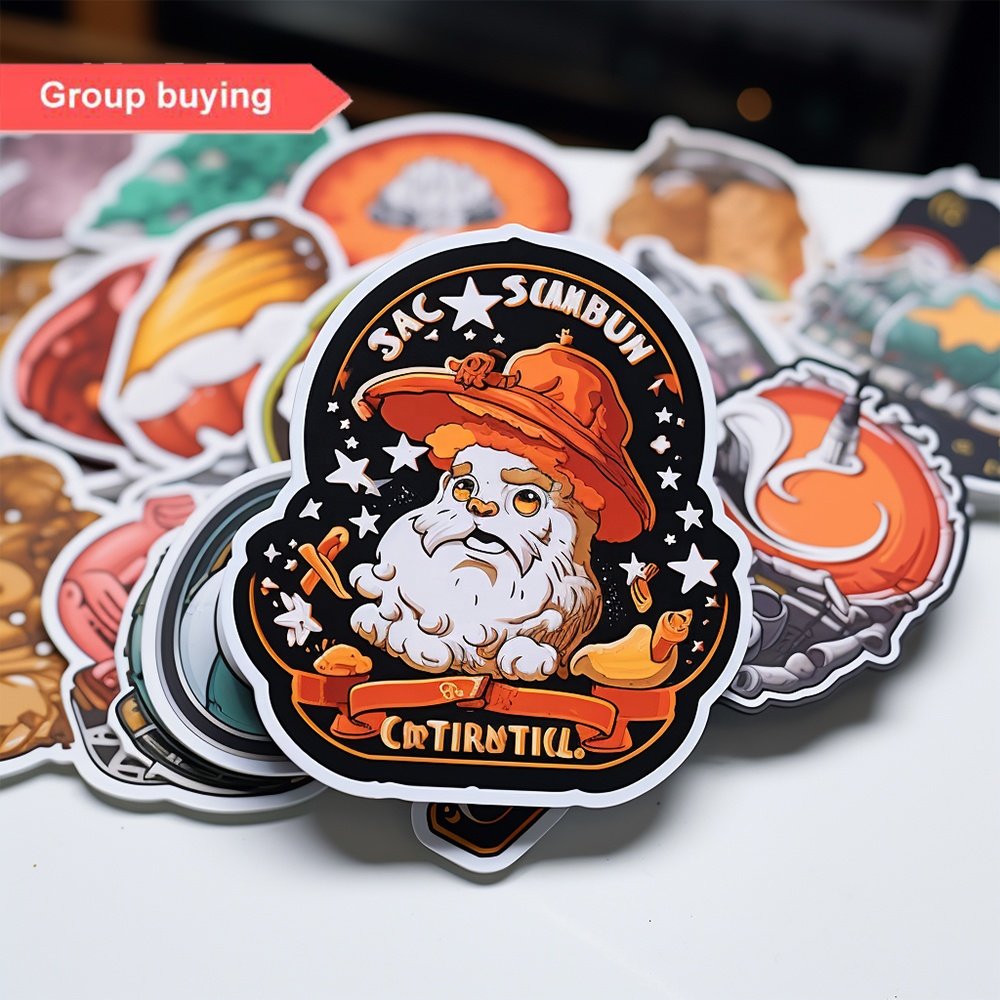 Custom Any Text Image Adhesive Printing Round Label Stickers, Circle Waterproof Vinyl Sticker Roll Private Label Logo Stickers.