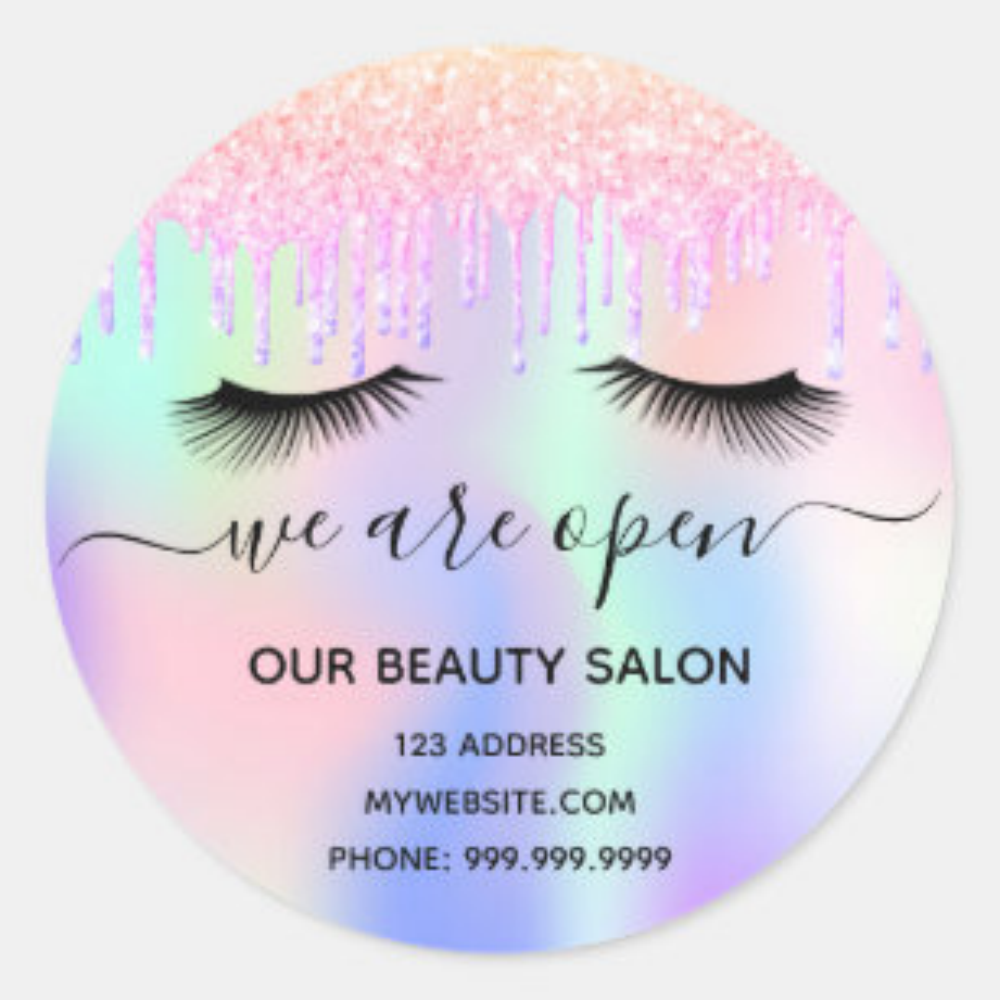 Custom business label sticker body butter lotions label sticker design for cosmetic salon business package usage