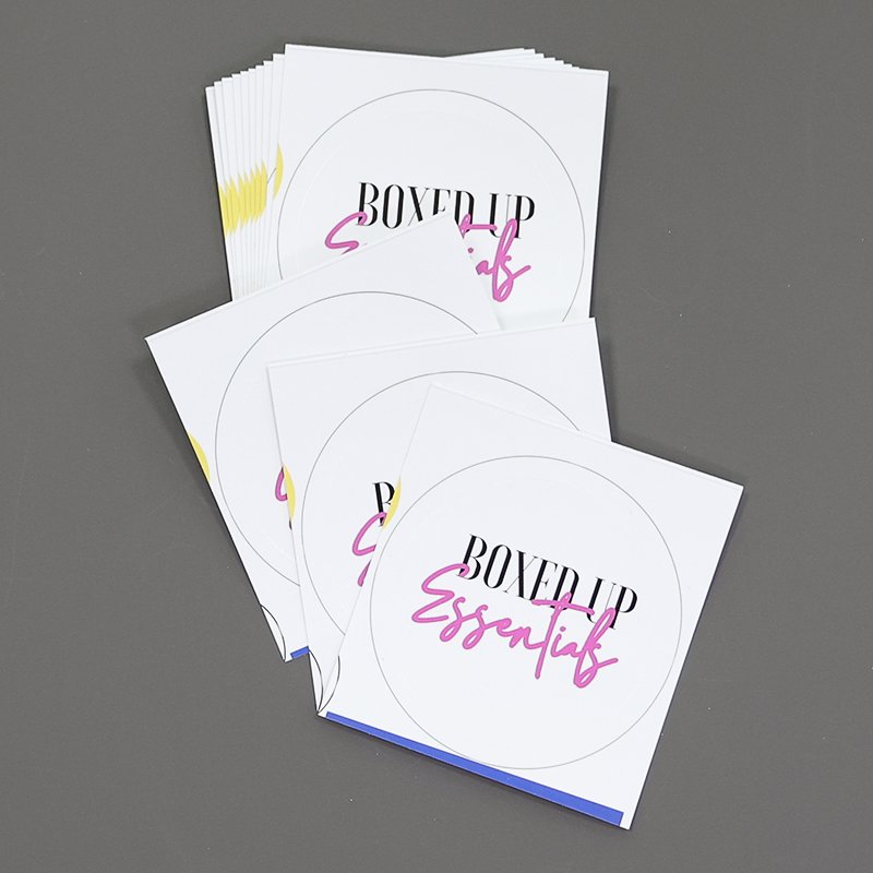 Customized color printing round stickers Small size Die cut stickers Logo custom Thank you stickers