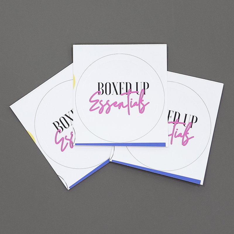 Customized color printing round stickers Small size Die cut stickers Logo custom Thank you stickers