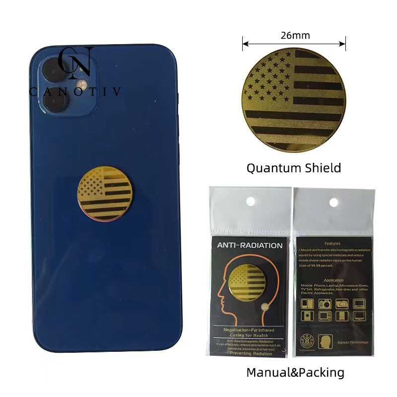 Silicone Quantum Shield Energy Bio Sticker Women Pregnant anti radiation Mobile phone Protection Sticker