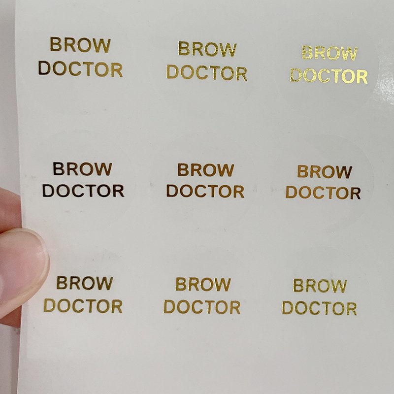Custom Printing Lipstick Tubes Makeup Beauty Cosmetics Clear Sticker Sheet Lip Gloss Private Bottle Label