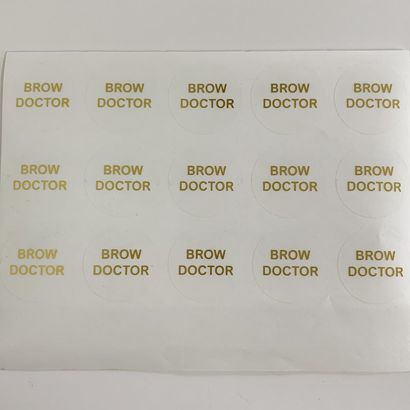 Custom Printing Lipstick Tubes Makeup Beauty Cosmetics Clear Sticker Sheet Lip Gloss Private Bottle Label