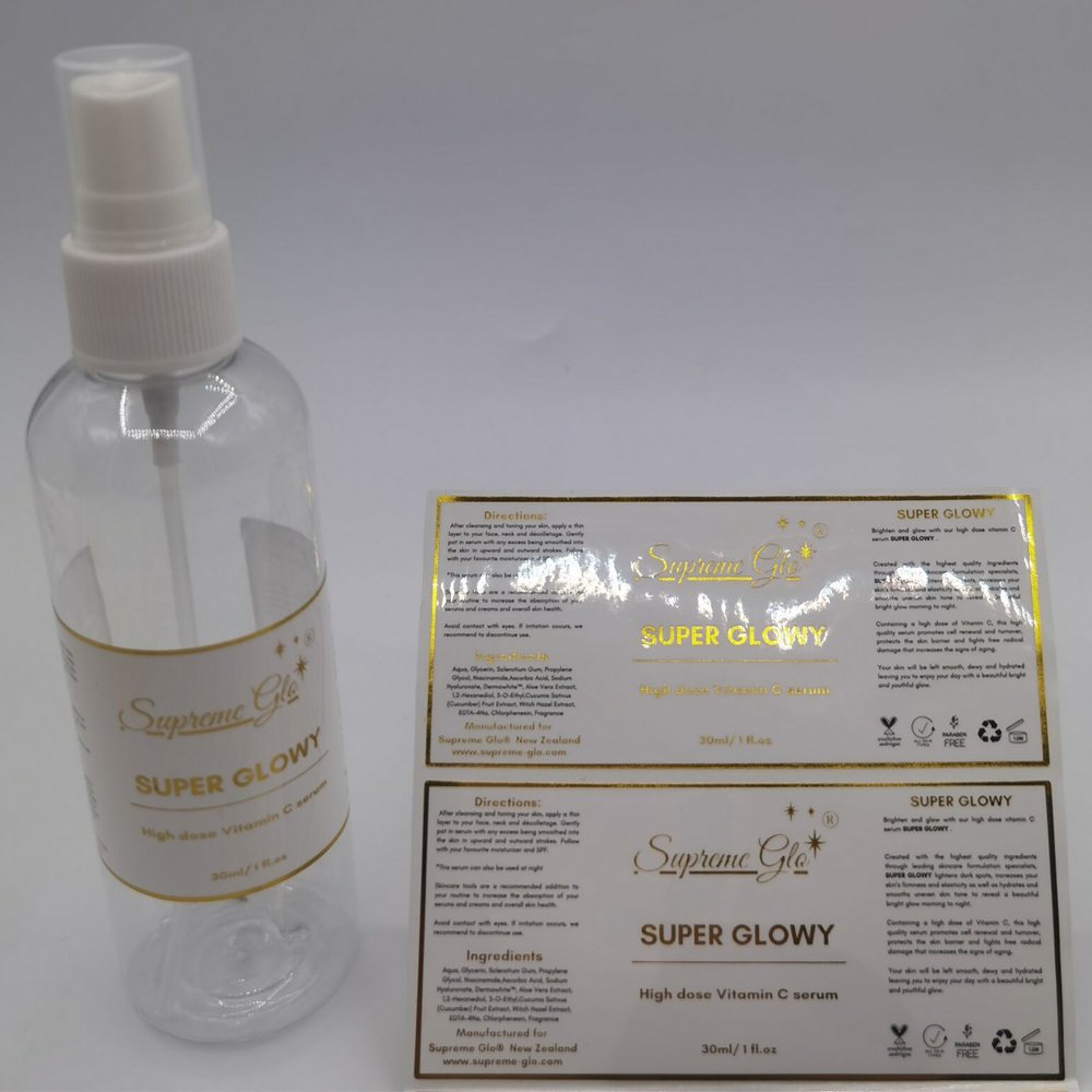 Custom Self Adhesive Roll Sheet Waterproof Vinyl Liquid Scent Bottle Sticker Label For Perfume