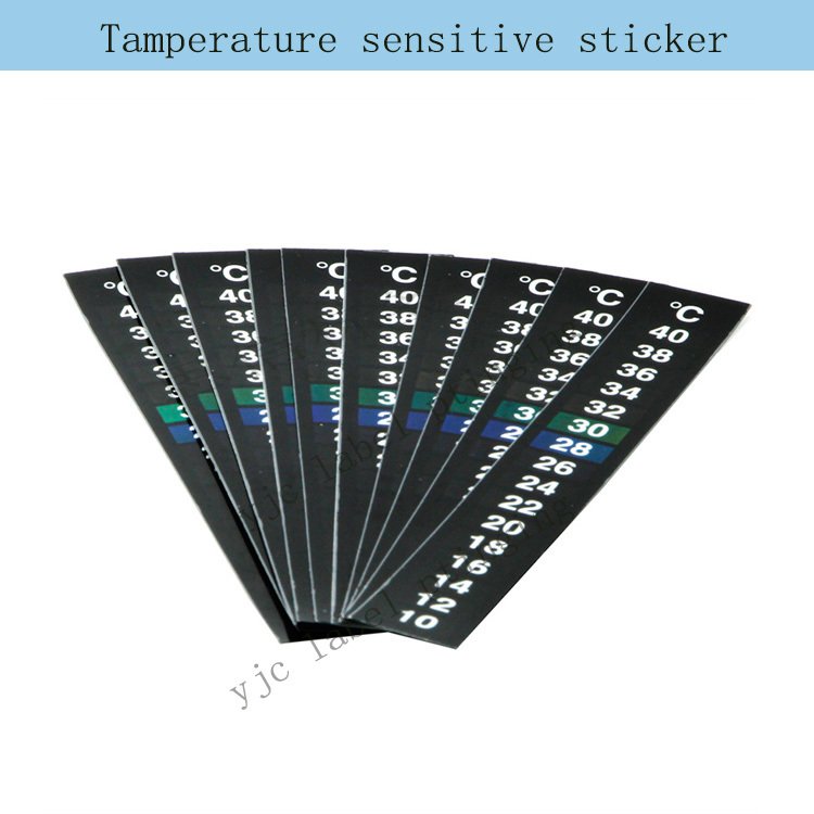 Heat Sensitive Sticker Color Changing warning sticker self-adhesive stickers