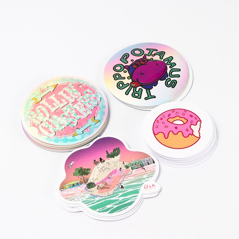 High quality custom printing vinyl slap sticker new design kid stickers anime holographic sticker