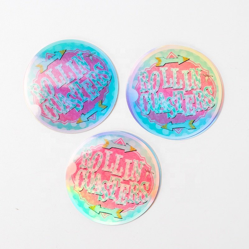 High quality custom printing vinyl slap sticker new design kid stickers anime holographic sticker