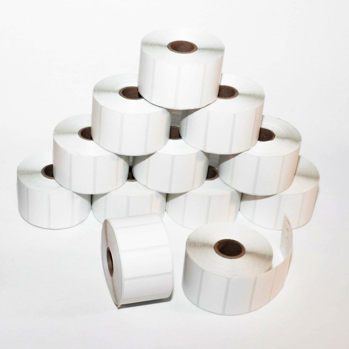 Custom Size Freezer Grade Adhesive Tear Resistance Barcode Sticker Direct Thermo Printer Frozen Food Label