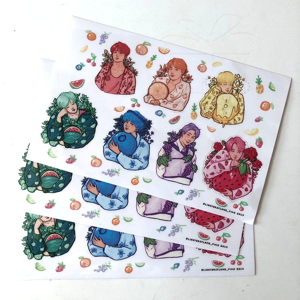 UV Printing Custom Logo Clear Plastic Kiss Cut Sticker sheet Transparent Sticker Label