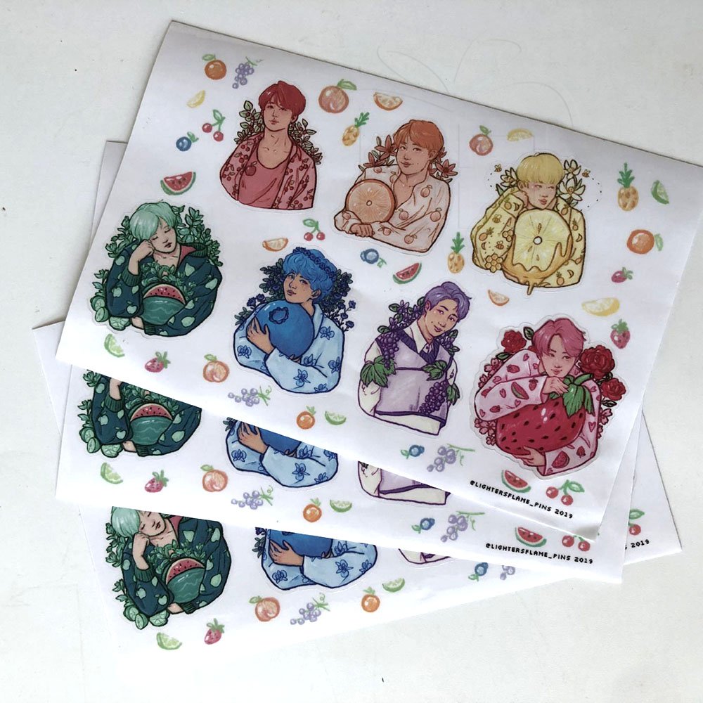 UV Printing Custom Logo Clear Plastic Kiss Cut Sticker sheet Transparent Sticker Label