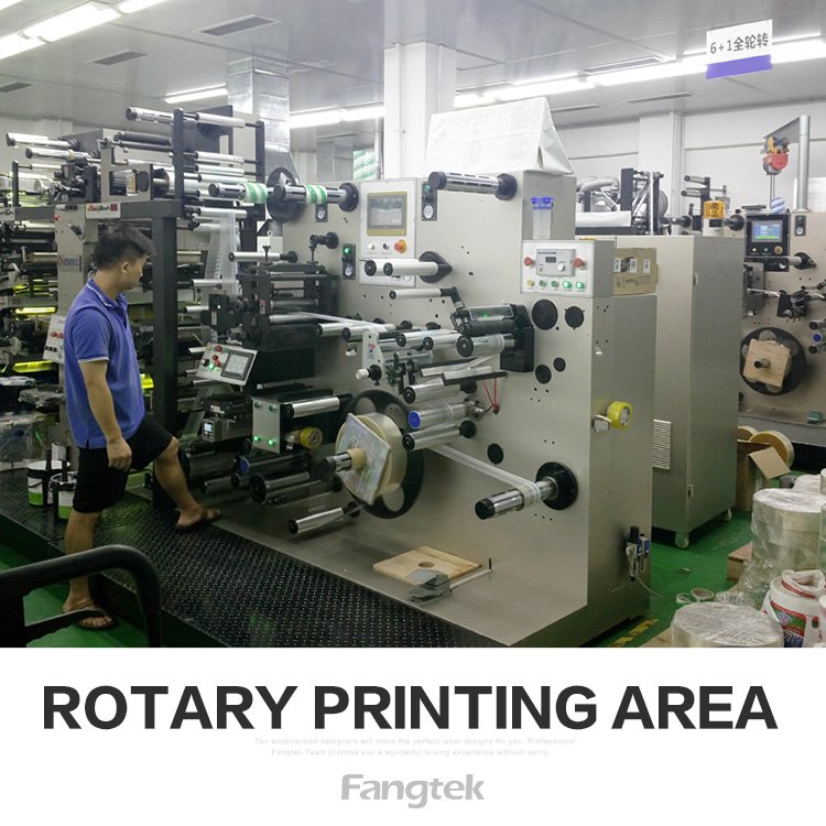Customized direct thermal label roll thermal transfer label sticker for tsc printer