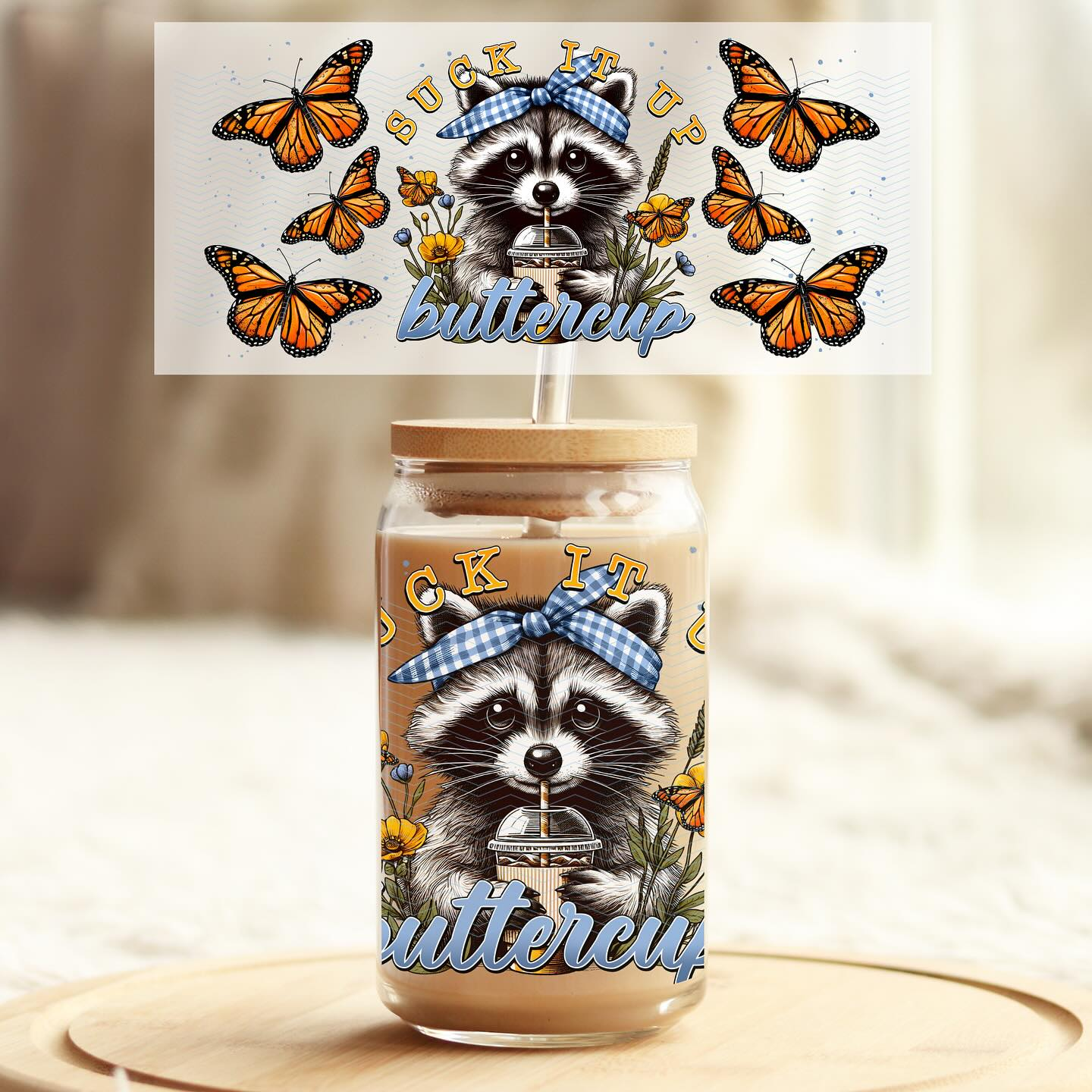High quality Uv dtf 16oz wraps cup stickers custom logo pattern design screen printing heat transfer vinyl for cups