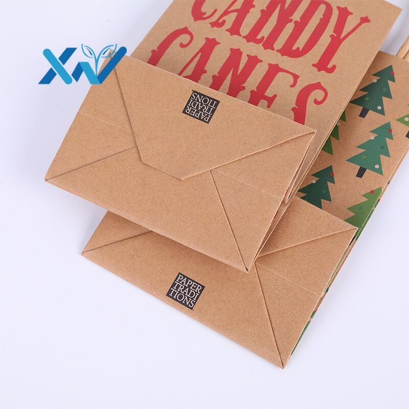 Clothing Shopping black kraft paper bag Restaurant costume paper bag Customized full Printed Retail paper bag