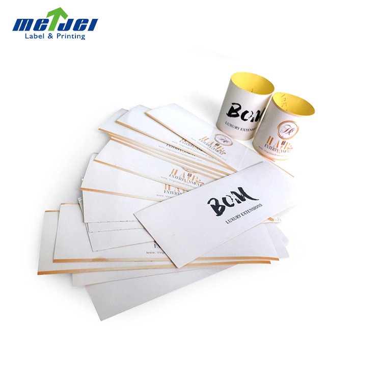 Custom adhesive label stickers clear transparent sticker