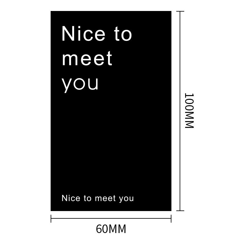 A label or sticker used to attach to a box