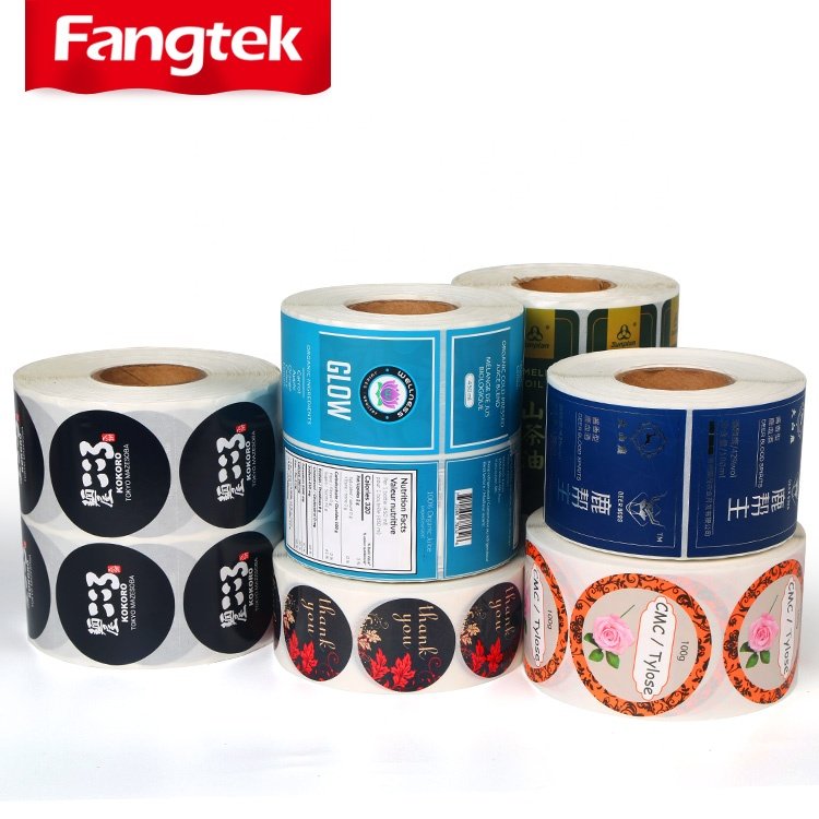OEM Printing Medical Bottle Label Sticker Pharmacy Sticker Custom Capsules Pill Bottle Label