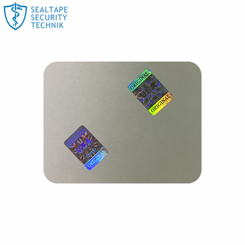 3D Laser Certificate Microsoft Vinyl Custom Barcode Serial Number Printing Hologram Stickers Roll