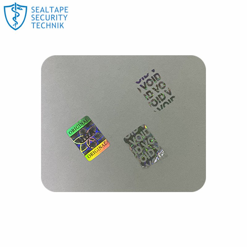 3D Laser Certificate Microsoft Vinyl Custom Barcode Serial Number Printing Hologram Stickers Roll