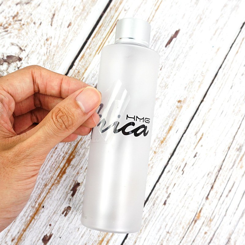 Multiple Use Custom Transparent 3d Logo Permanent Waterproof Uv Resistant Transfer Labels Vinyl Transfer Stickers