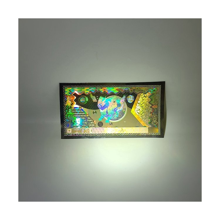 Custom Embossed Gold Stamping Original Authentic Hologram Sticker Die Cut Sticker Hologram Label