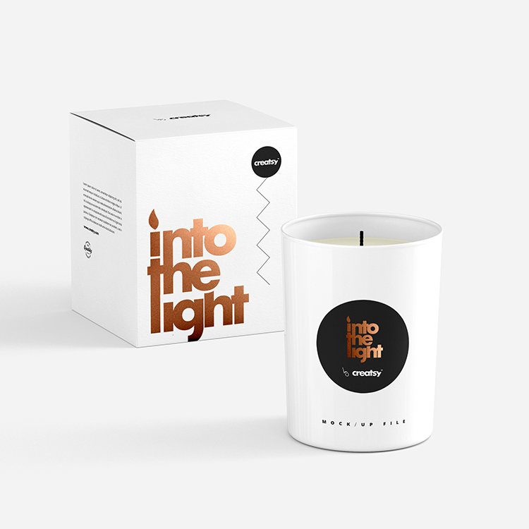 Quality Printing Embossed Gold Foil Label Sticker Printing For Glass Candle Jars