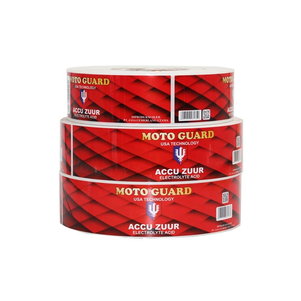 OEM Waterproof Printed Logo Sticker Customized Sticker Roll Packaging Label plastic Bottle Logo Label
