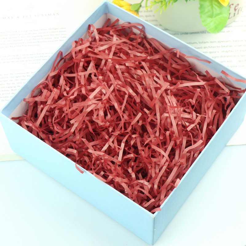 Box filling Packing Manufacturers Wholesale Natural Paper Shreded Paper Grass for Gift Box Filling