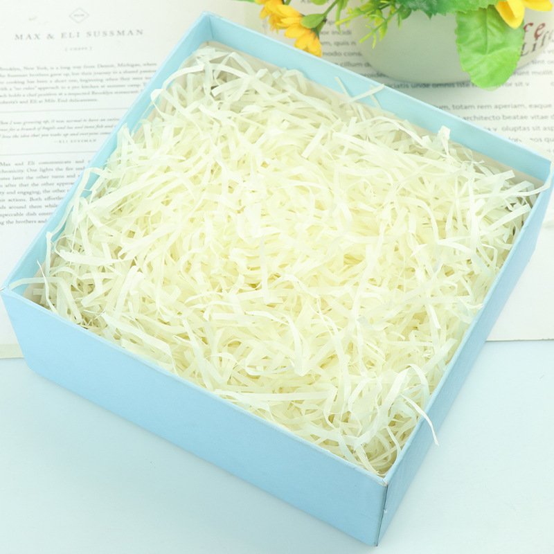 Box filling Packing Manufacturers Wholesale Natural Paper Shreded Paper Grass for Gift Box Filling