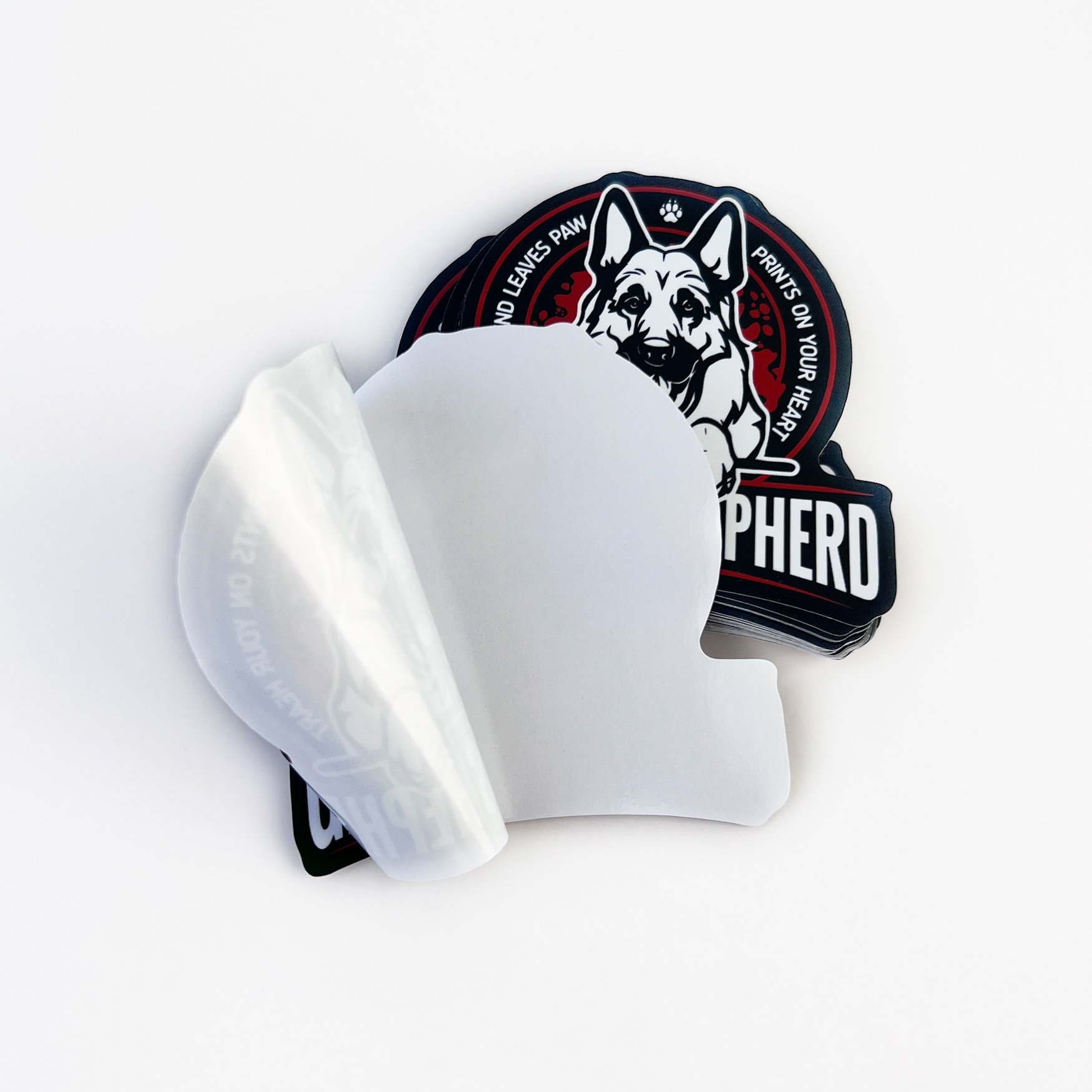 Custom High quality printing logo label shiny die cutting sticker sheet self adhesive waterproof vinyl die cut sticker