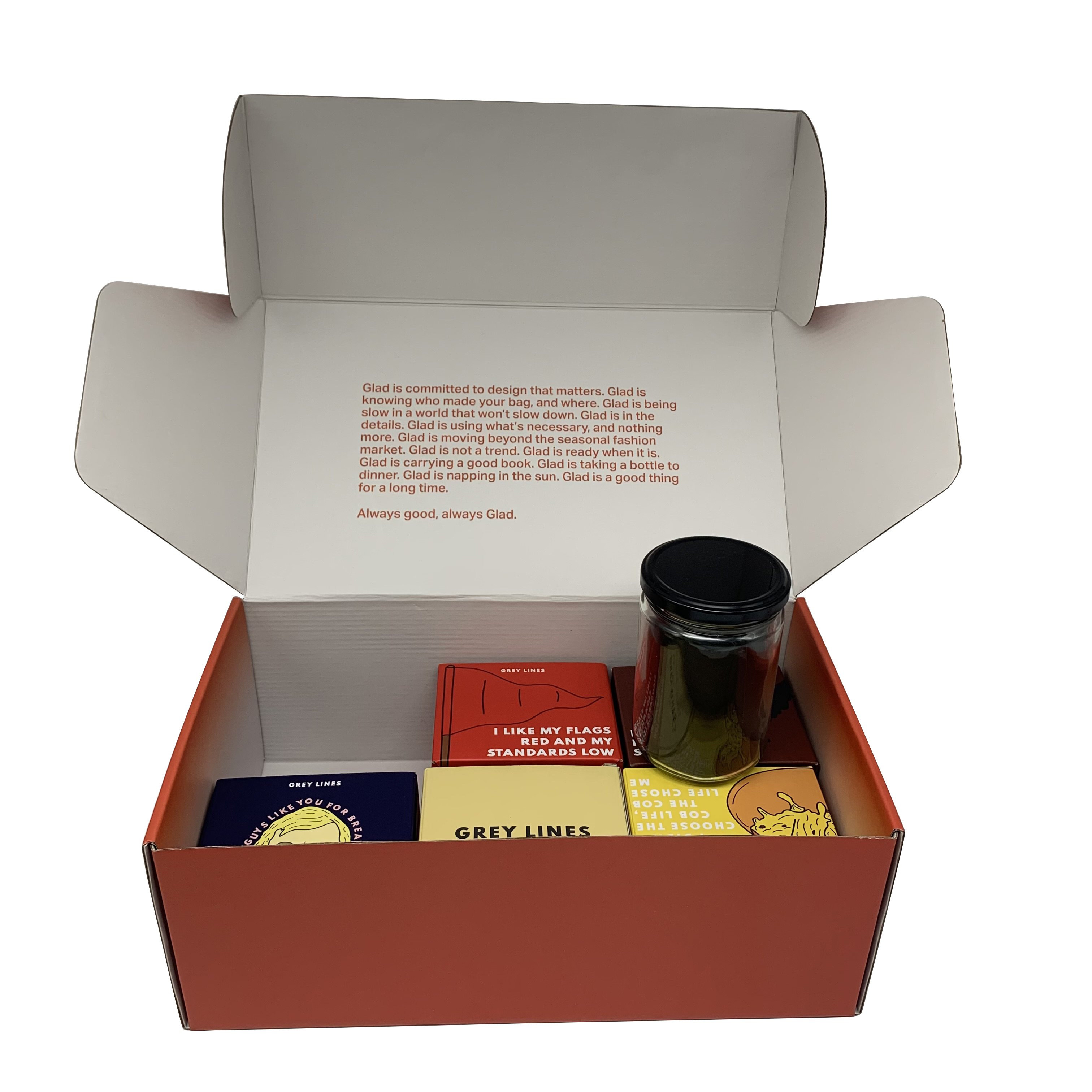 Wholesale Packaging Solution Custom Mailer Box With Pouch Sticker Corrugated Box For Diet Food Shipping