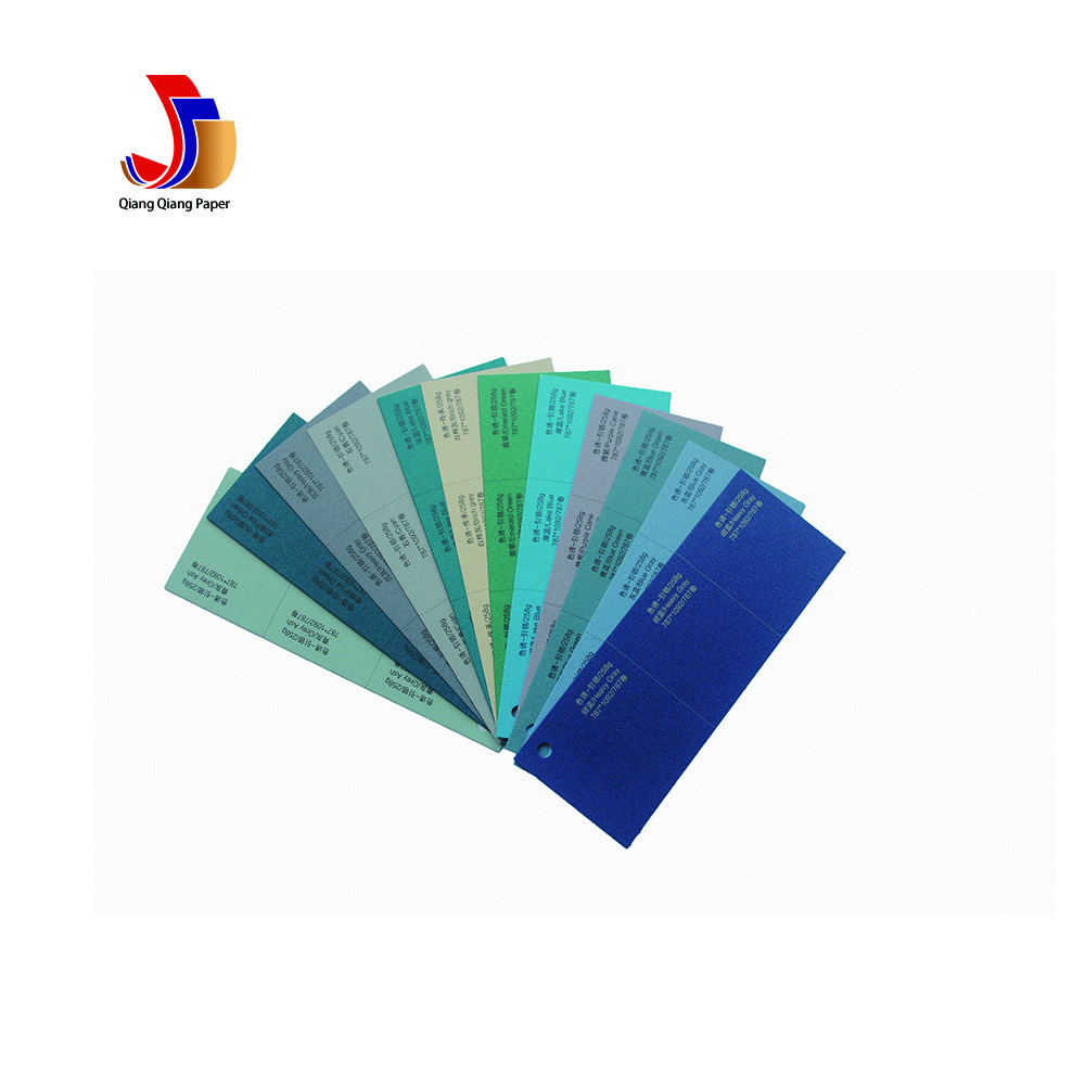 Qiang Qiang paper 100% wood pulp color cardstock paper for packing