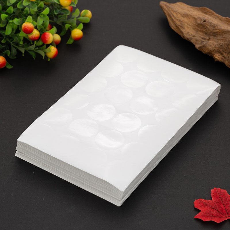 Wholesale Customized Good Quality PVC transparent Label cycle round sticker