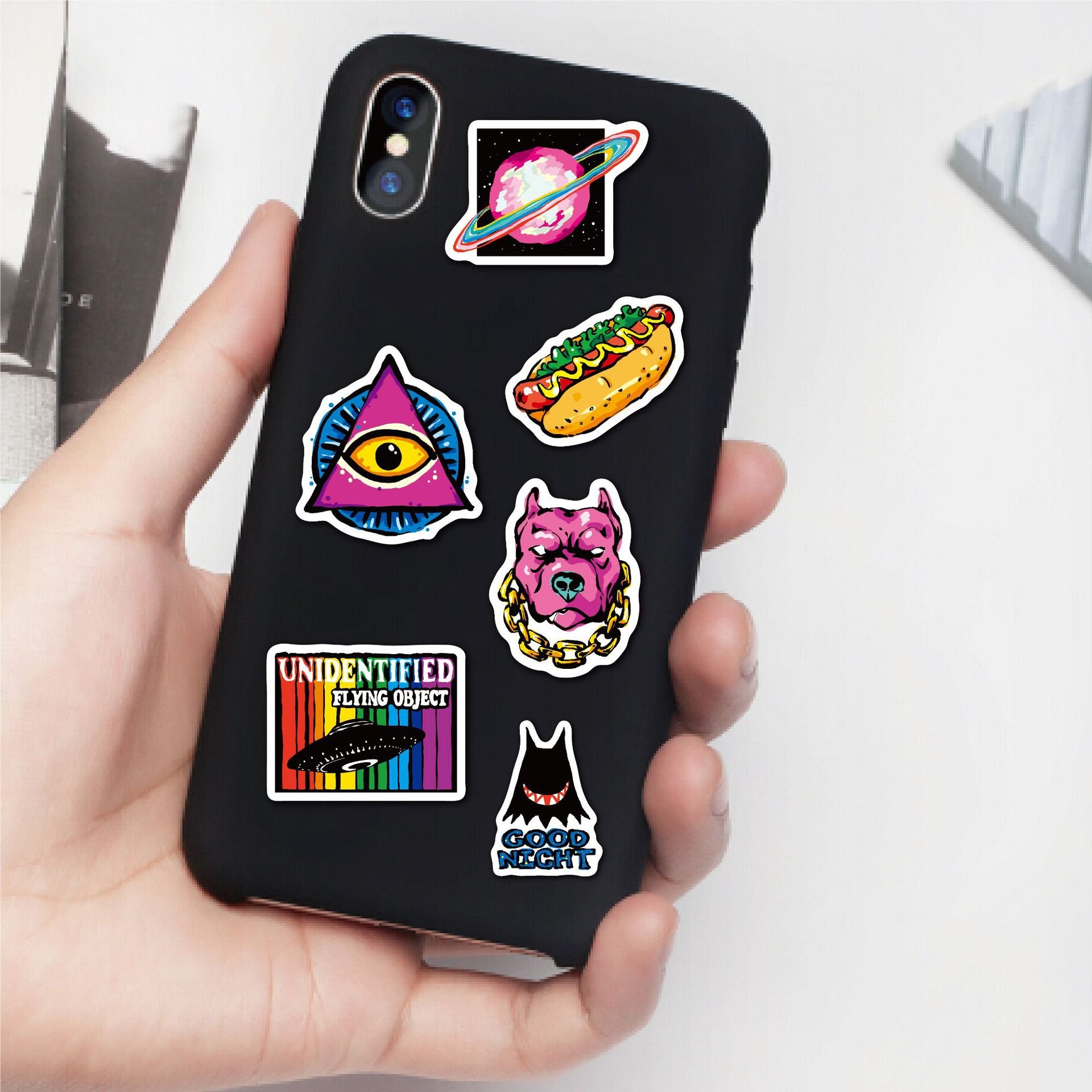 Custom Waterproof Vinyl Die Cut Stickers Label Logo Printing With Image Logo Personalized Customized Logo sticker For Business